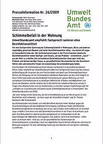 Presseinformation Nr. 26/2009